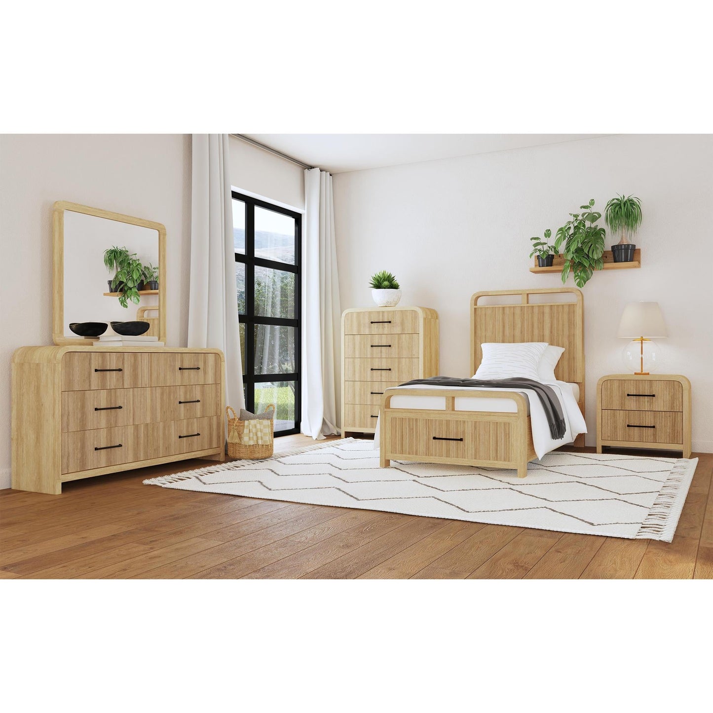 Elements International Ridgemont B - 14440 - 6 - TSB Twin Storage Bed - American Furniture of Slidell
