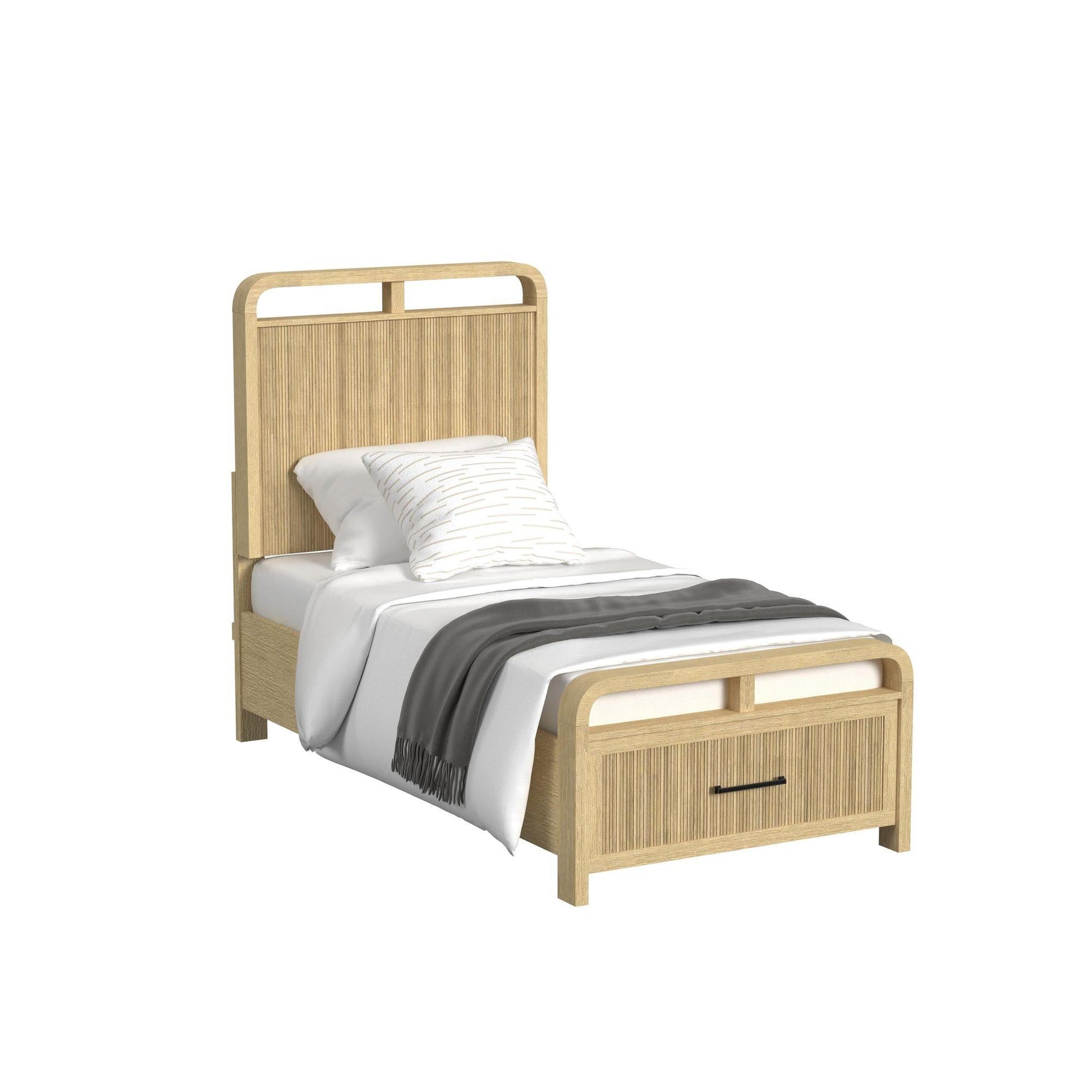 Elements International Ridgemont B - 14440 - 6 - TSB Twin Storage Bed - American Furniture of Slidell