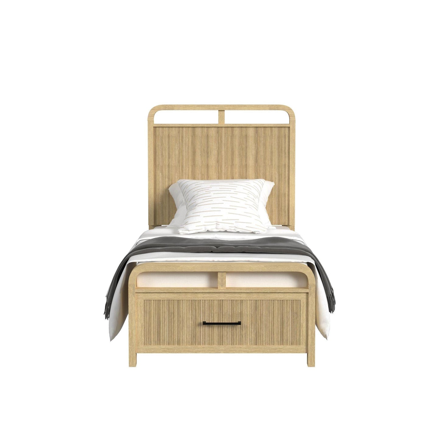 Elements International Ridgemont B - 14440 - 6 - TSB Twin Storage Bed - American Furniture of Slidell
