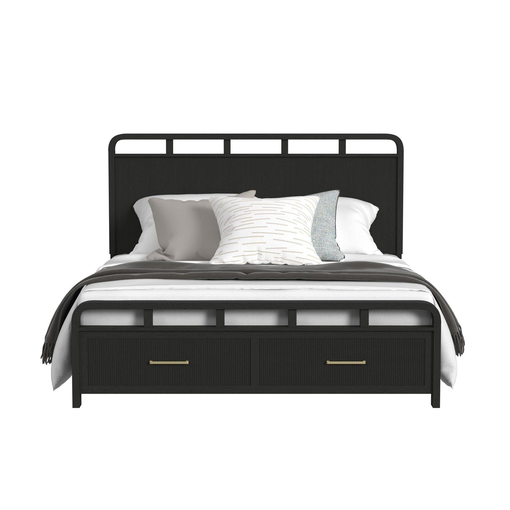 Elements International Ridgemont B - 14440 - 8W - KSB King Storage Bed - American Furniture of Slidell