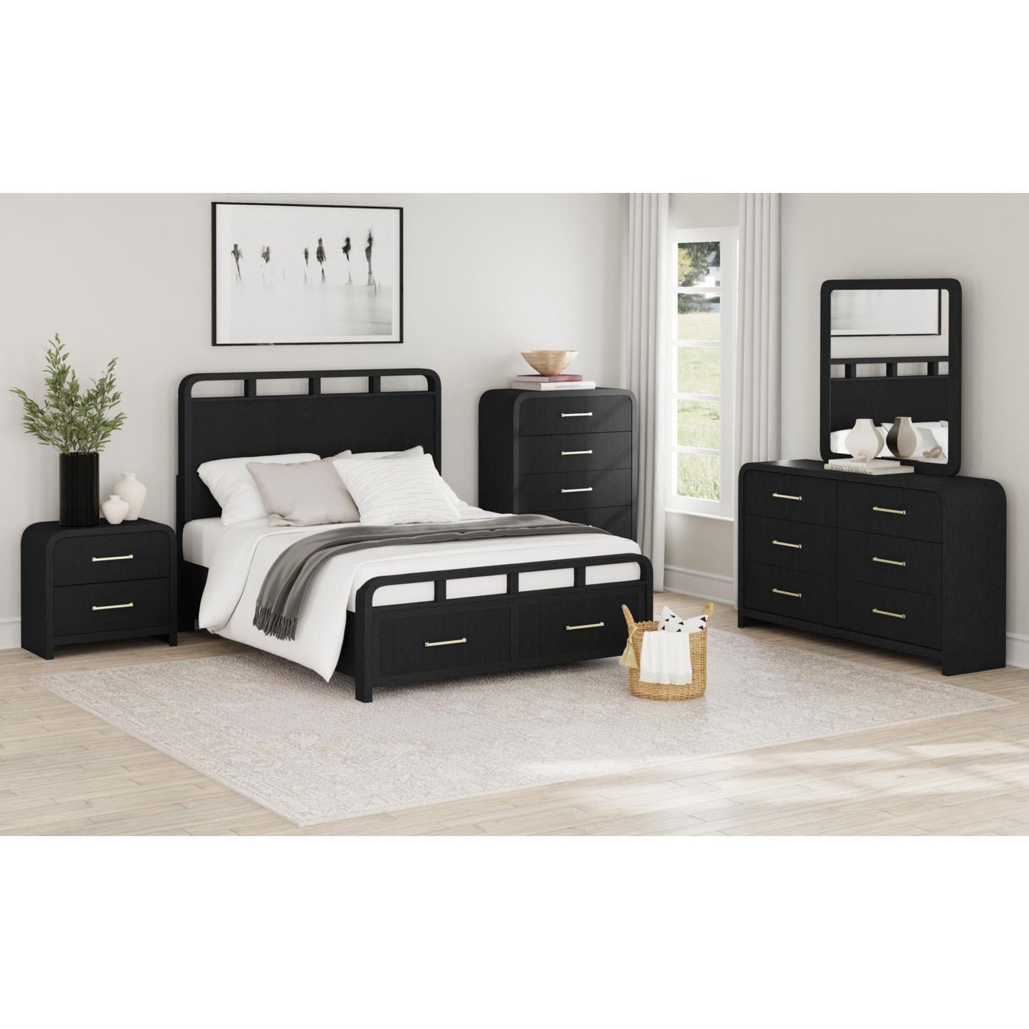 Elements International Ridgemont B - 14440 - 8W - NS2 2 - Drawer Nightstand - American Furniture of Slidell