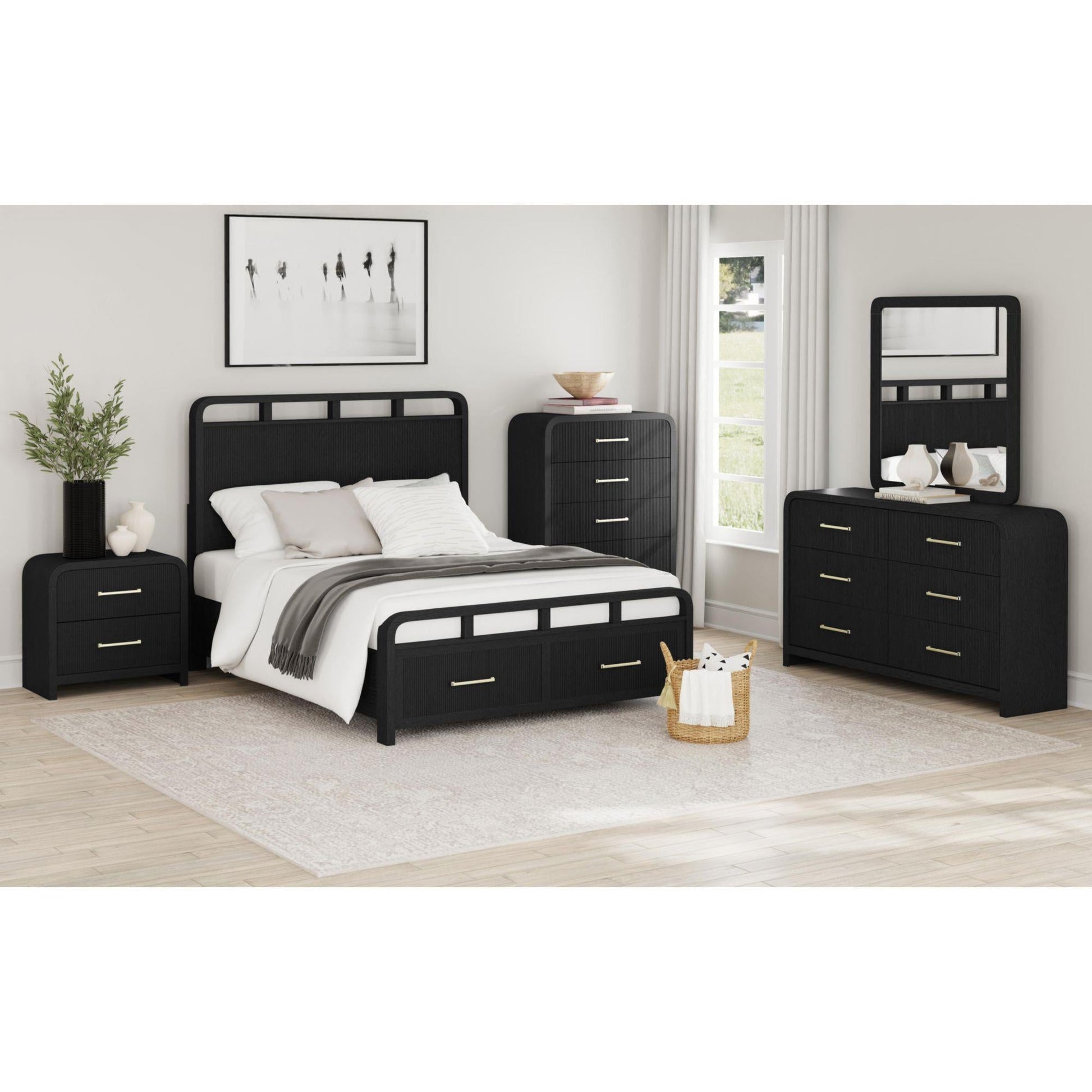 Elements International Ridgemont B - 14440 - 8W - NS2 2 - Drawer Nightstand - American Furniture of Slidell