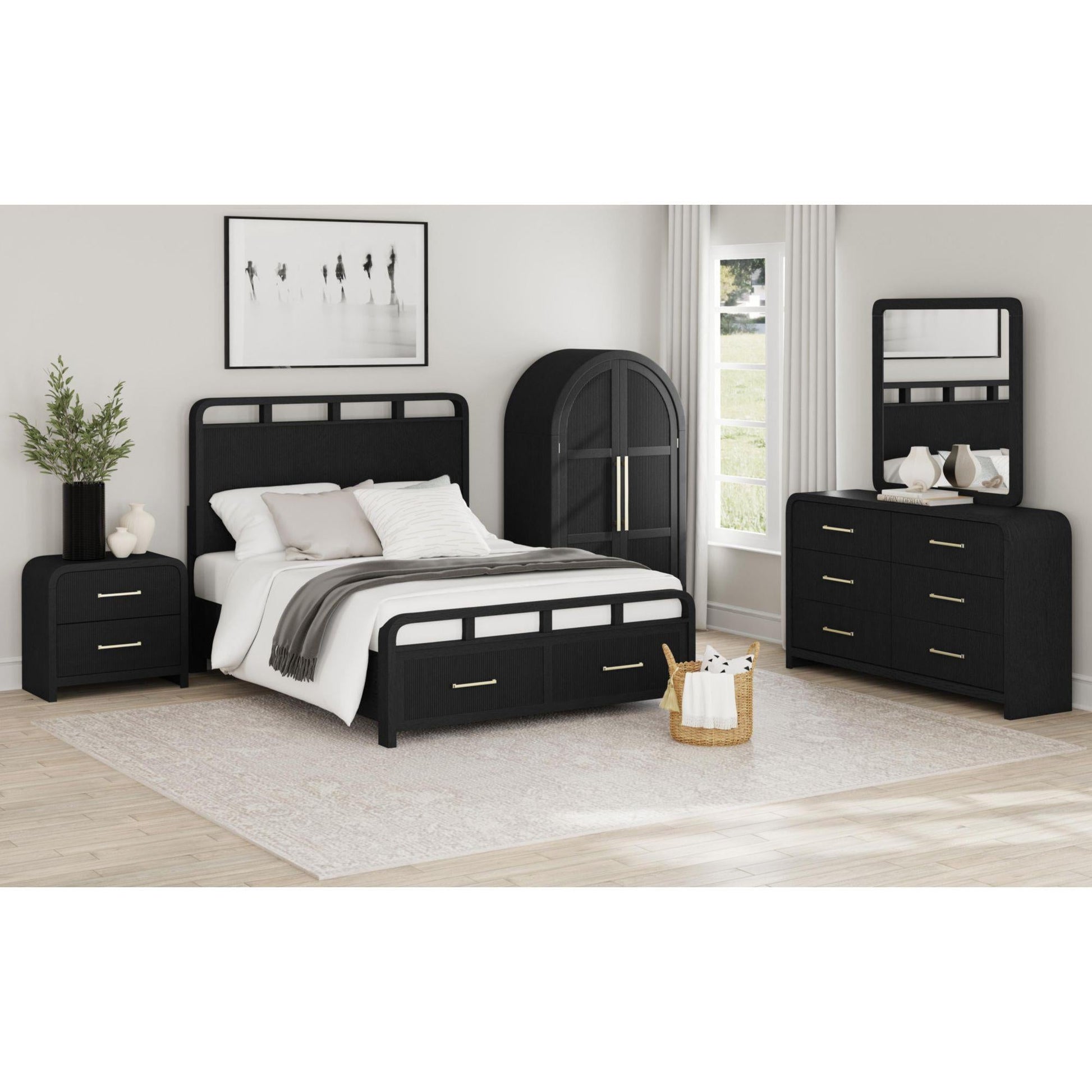 Elements International Ridgemont B - 14440 - 8W - NS2 2 - Drawer Nightstand - American Furniture of Slidell