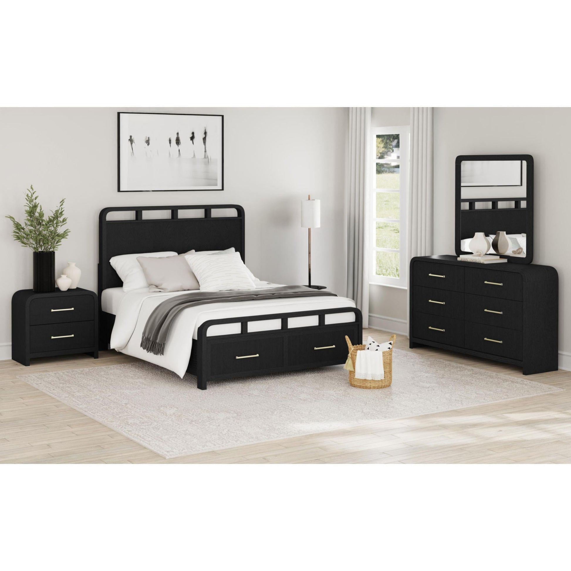 Elements International Ridgemont B - 14440 - 8W - NS2 2 - Drawer Nightstand - American Furniture of Slidell