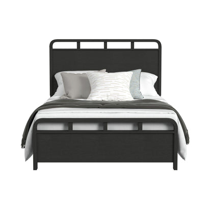 Elements International Ridgemont B - 14440 - 8W - QB Queen Panel Bed - American Furniture of Slidell