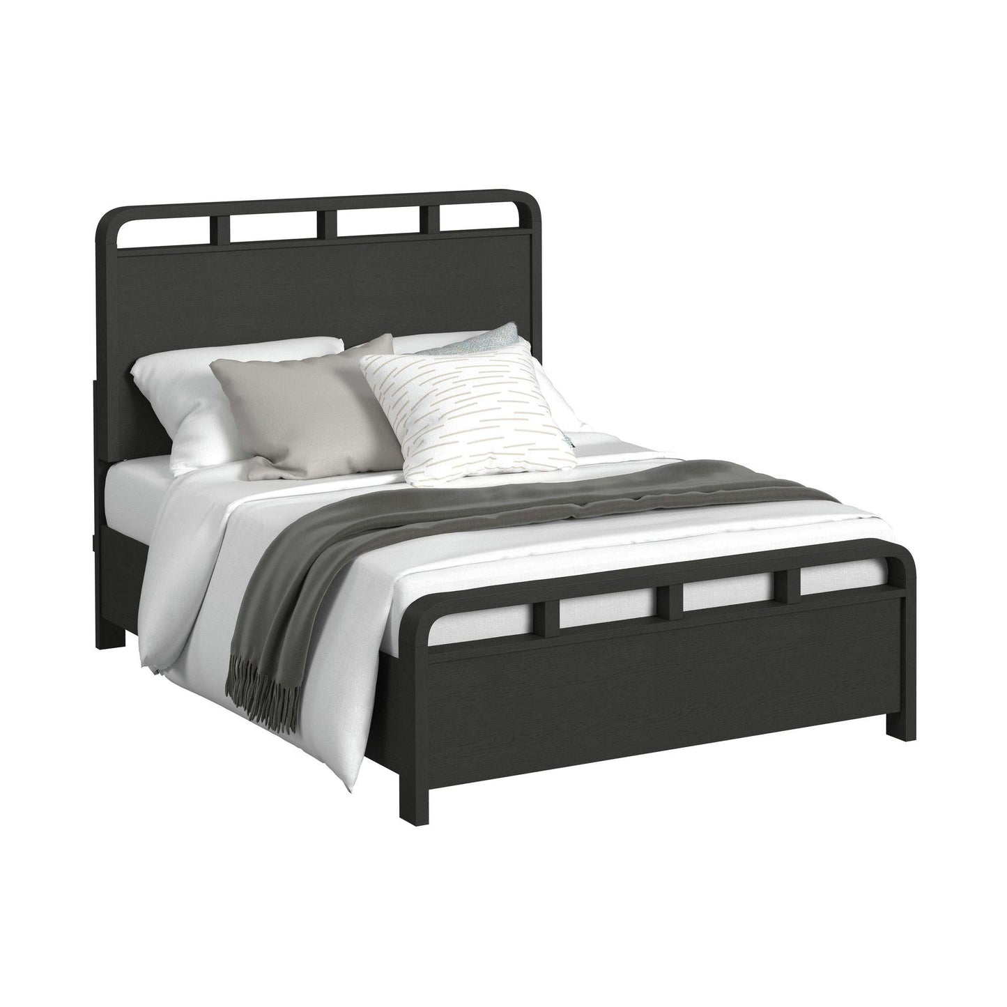Elements International Ridgemont B - 14440 - 8W - QB Queen Panel Bed - American Furniture of Slidell