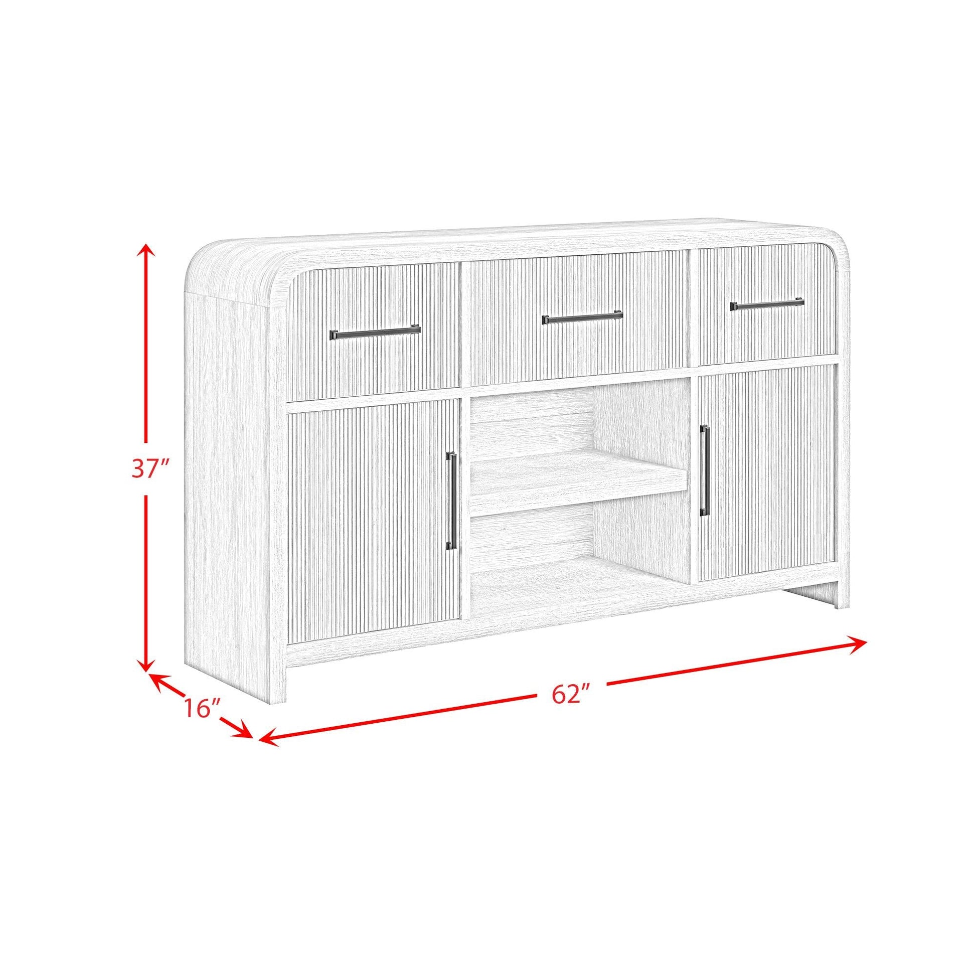 Elements International Ridgemont D - 14440 - 6 - SV Server - American Furniture of Slidell