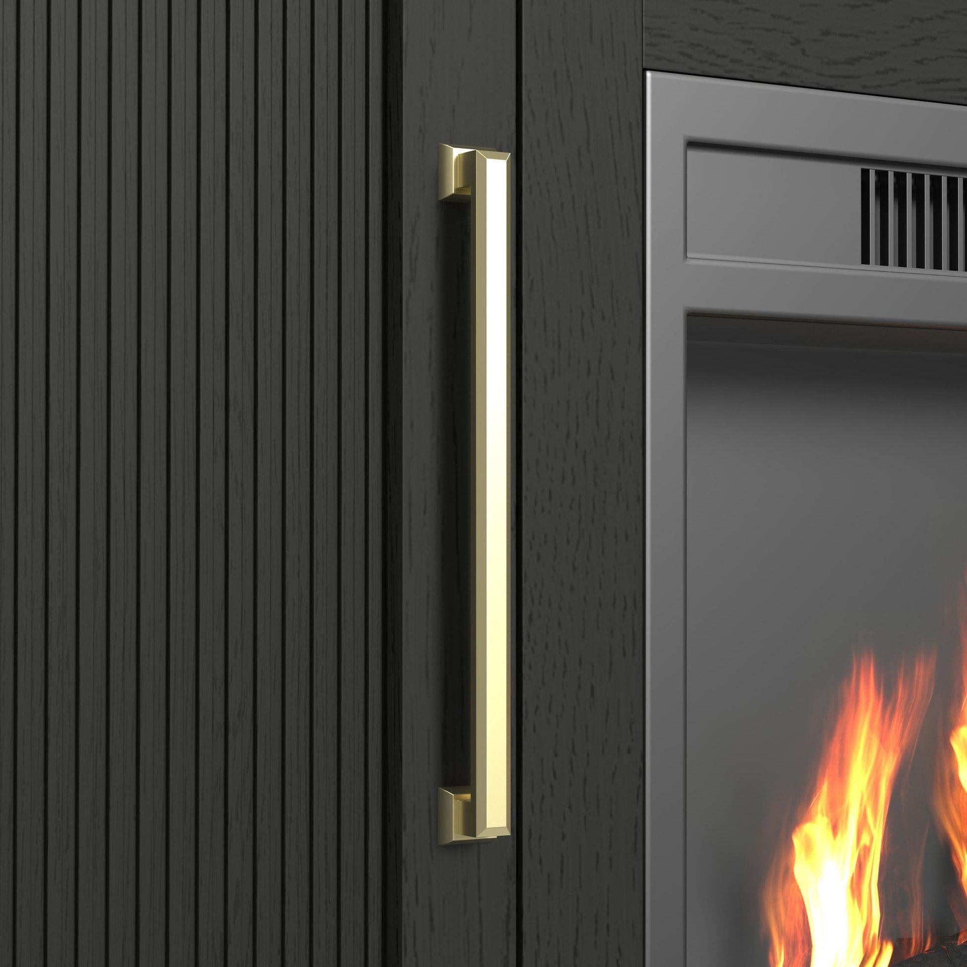 Elements International Ridgemont LA - 14440 - 8W - FP Complete 60" Fireplace Cabinet - American Furniture of Slidell