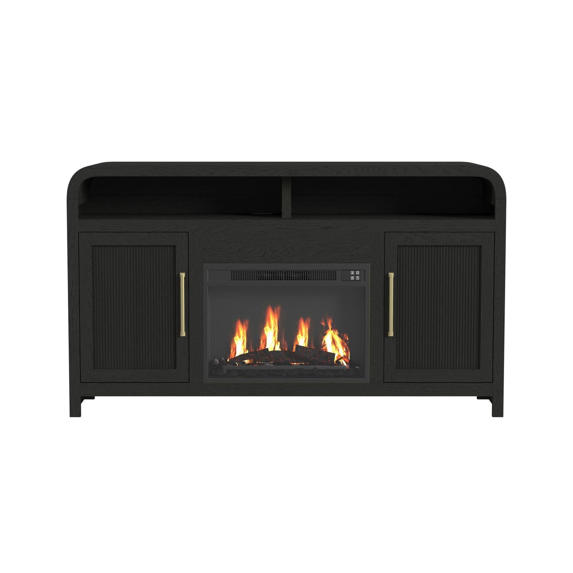 Elements International Ridgemont LA - 14440 - 8W - FP Complete 60" Fireplace Cabinet - American Furniture of Slidell