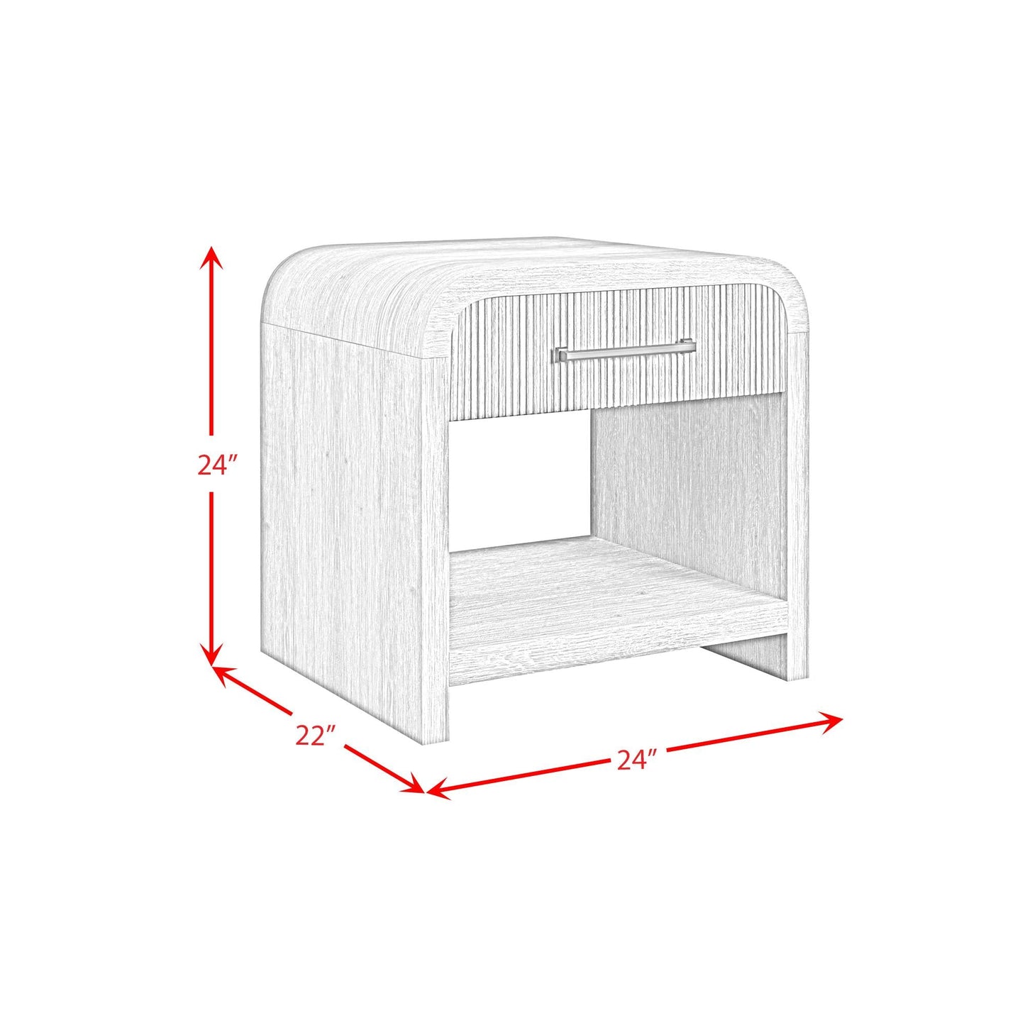 Elements International Ridgemont T - 14440 - 6 - ET End Table - American Furniture of Slidell
