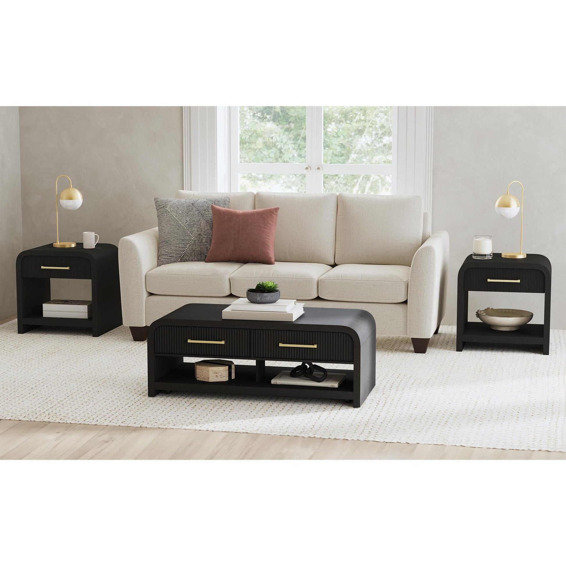 Elements International Ridgemont T - 14440 - 8W - CT Coffee Table - American Furniture of Slidell