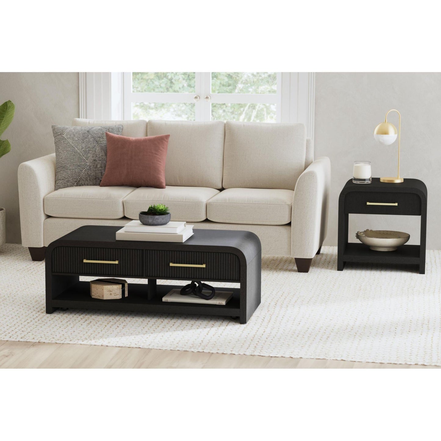 Elements International Ridgemont T - 14440 - 8W - CT Coffee Table - American Furniture of Slidell
