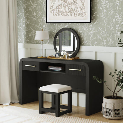 Elements International Ridgemont V - 14440 - 8W - DST Dressing Stool - American Furniture of Slidell