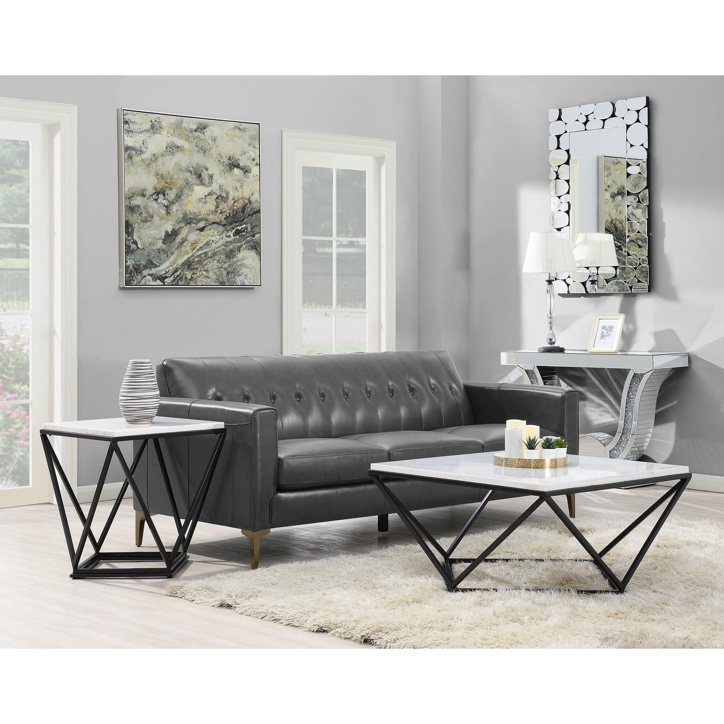 Elements International Riko CRK100ET End Table - American Furniture of Slidell