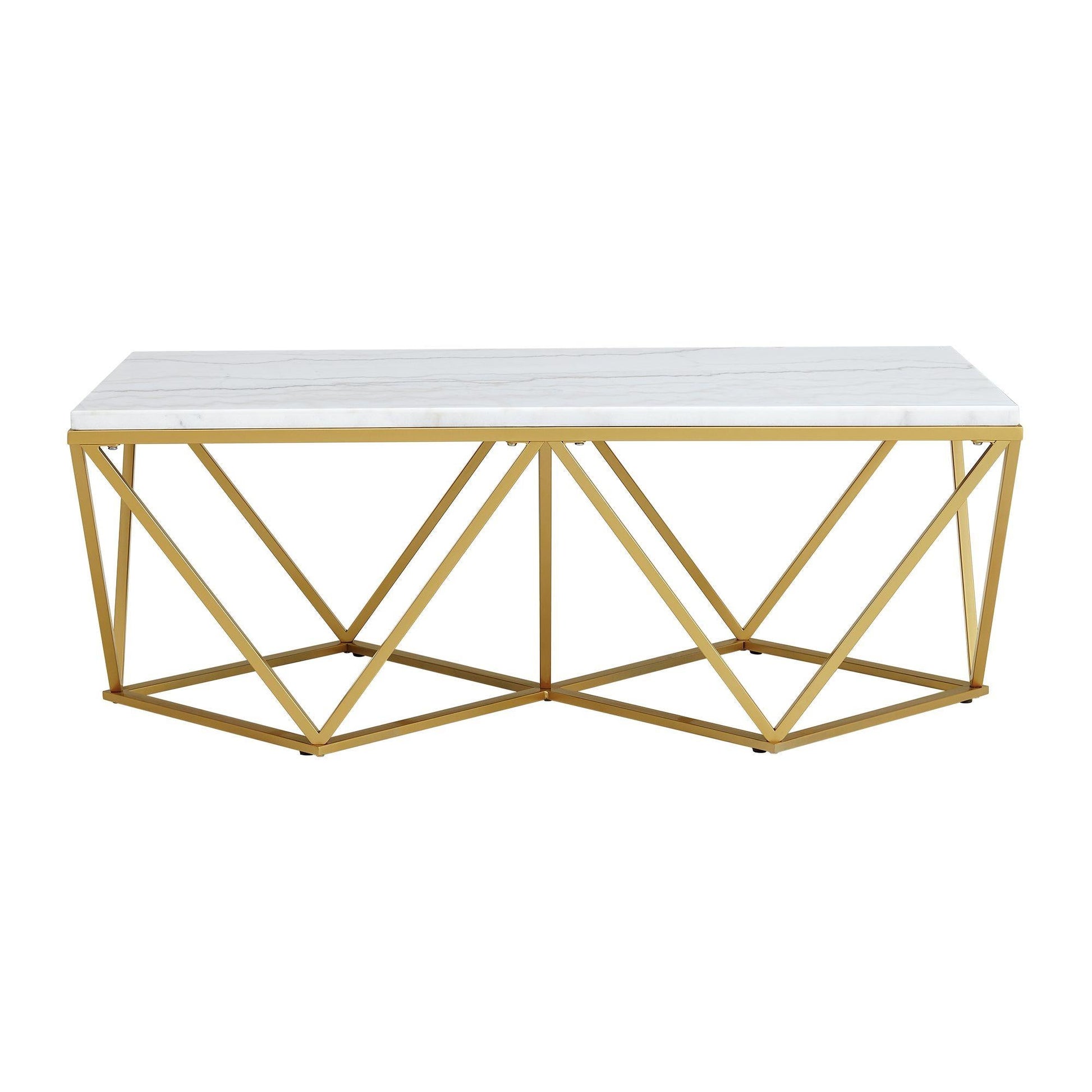 Elements International Riko CRK120CT Rectangular Coffee Table - American Furniture of Slidell