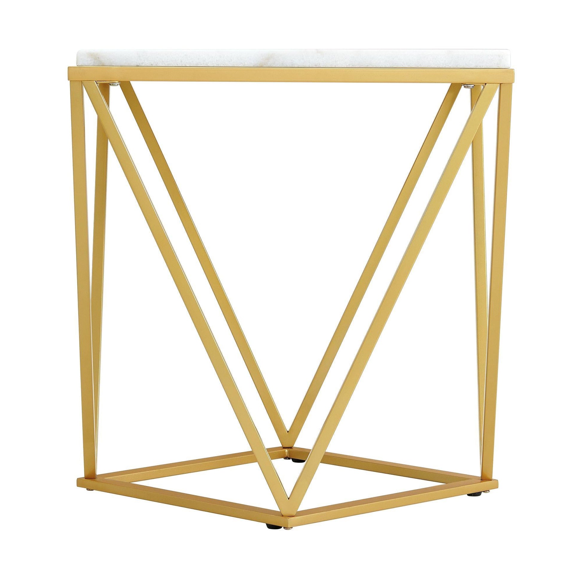 Elements International Riko CRK120ET Square End Table - American Furniture of Slidell
