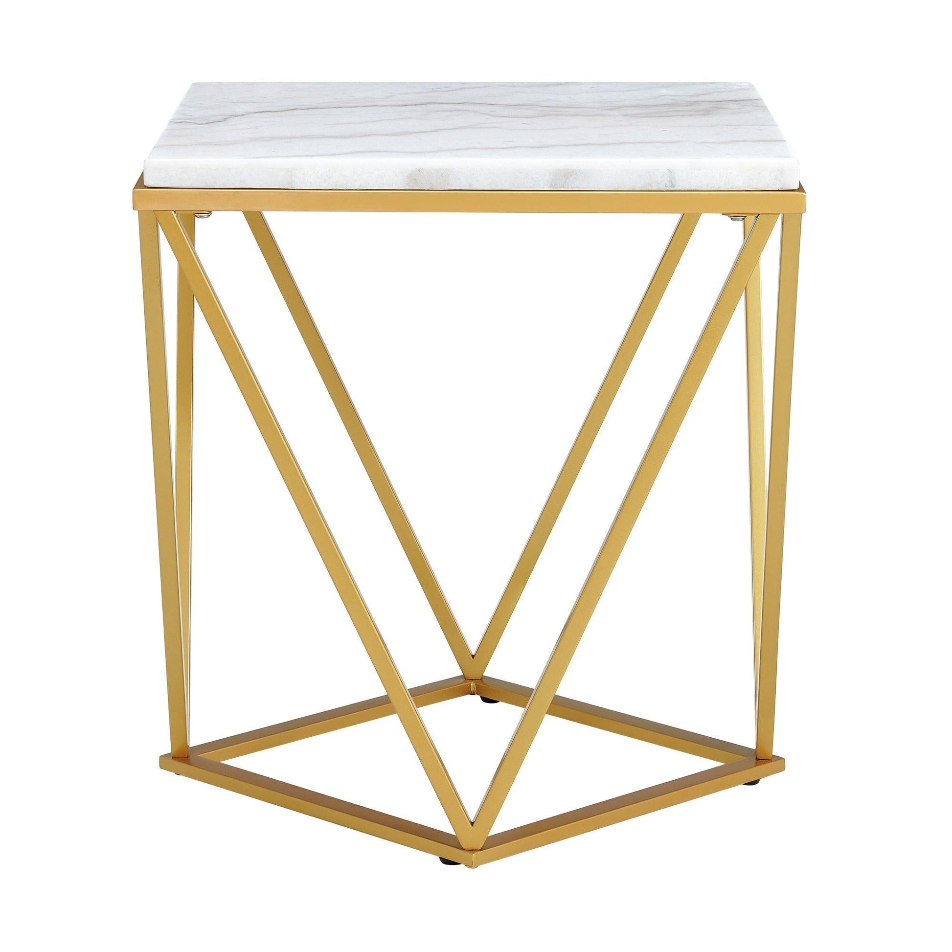Elements International Riko CRK120ET Square End Table - American Furniture of Slidell