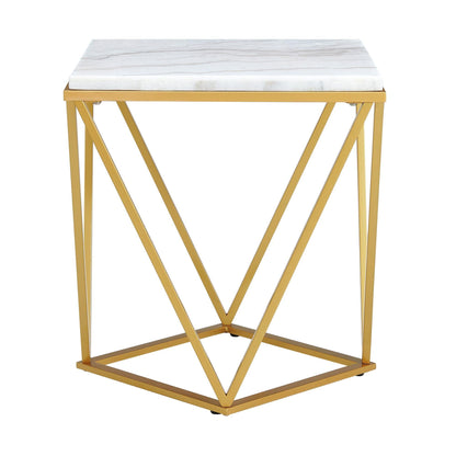 Elements International Riko CRK120ET Square End Table - American Furniture of Slidell