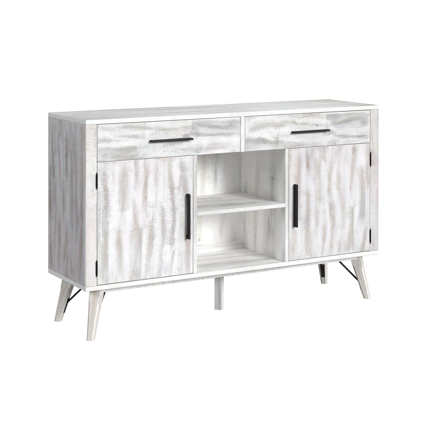 Elements International Rogen Rustic D - 12850 - 7 - BF Buffet - American Furniture of Slidell