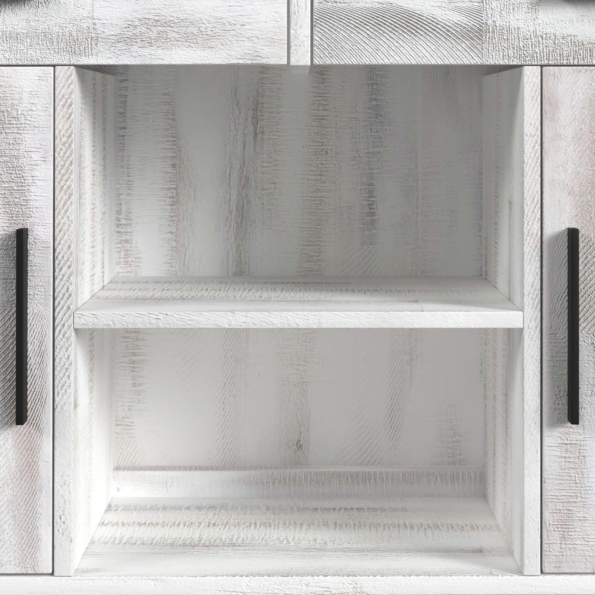Elements International Rogen Rustic D - 12850 - 7 - BFHT Buffet & Hutch - American Furniture of Slidell