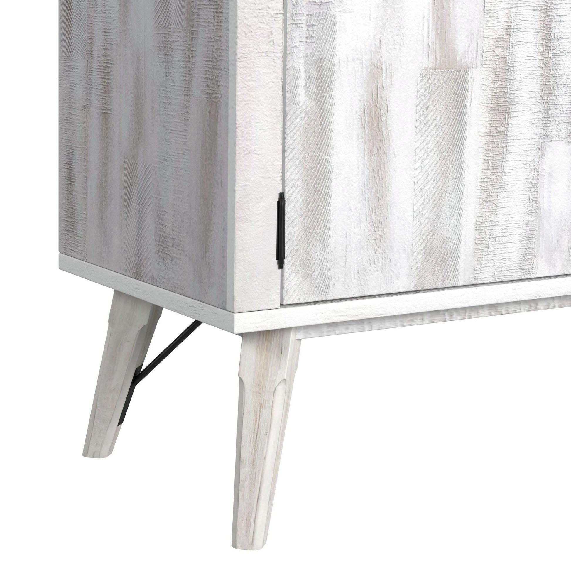 Elements International Rogen Rustic D - 12850 - 7 - BFHT Buffet & Hutch - American Furniture of Slidell