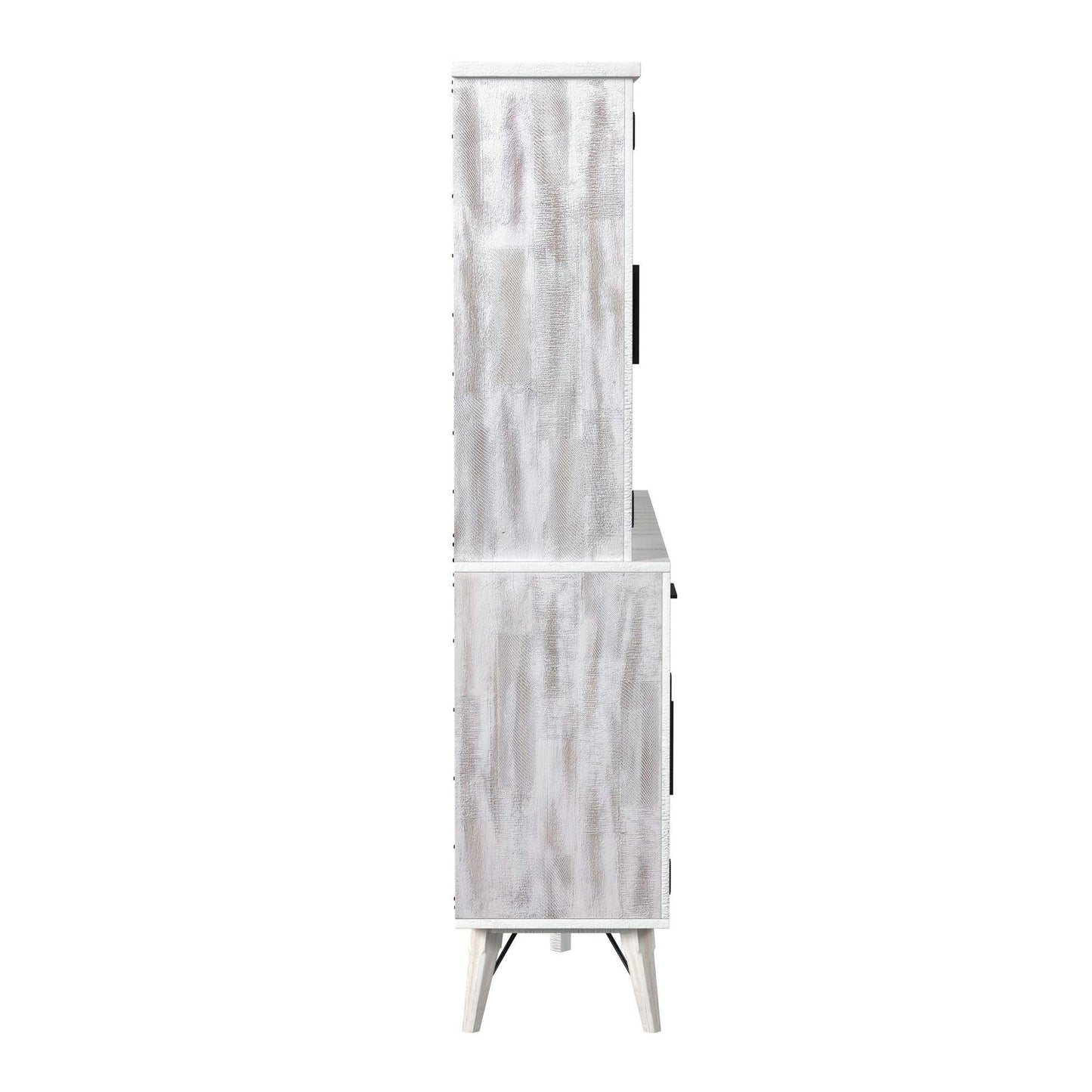 Elements International Rogen Rustic D - 12850 - 7 - BFHT Buffet & Hutch - American Furniture of Slidell