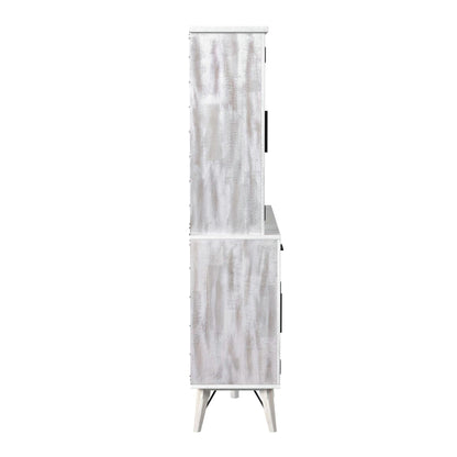 Elements International Rogen Rustic D - 12850 - 7 - BFHT Buffet & Hutch - American Furniture of Slidell