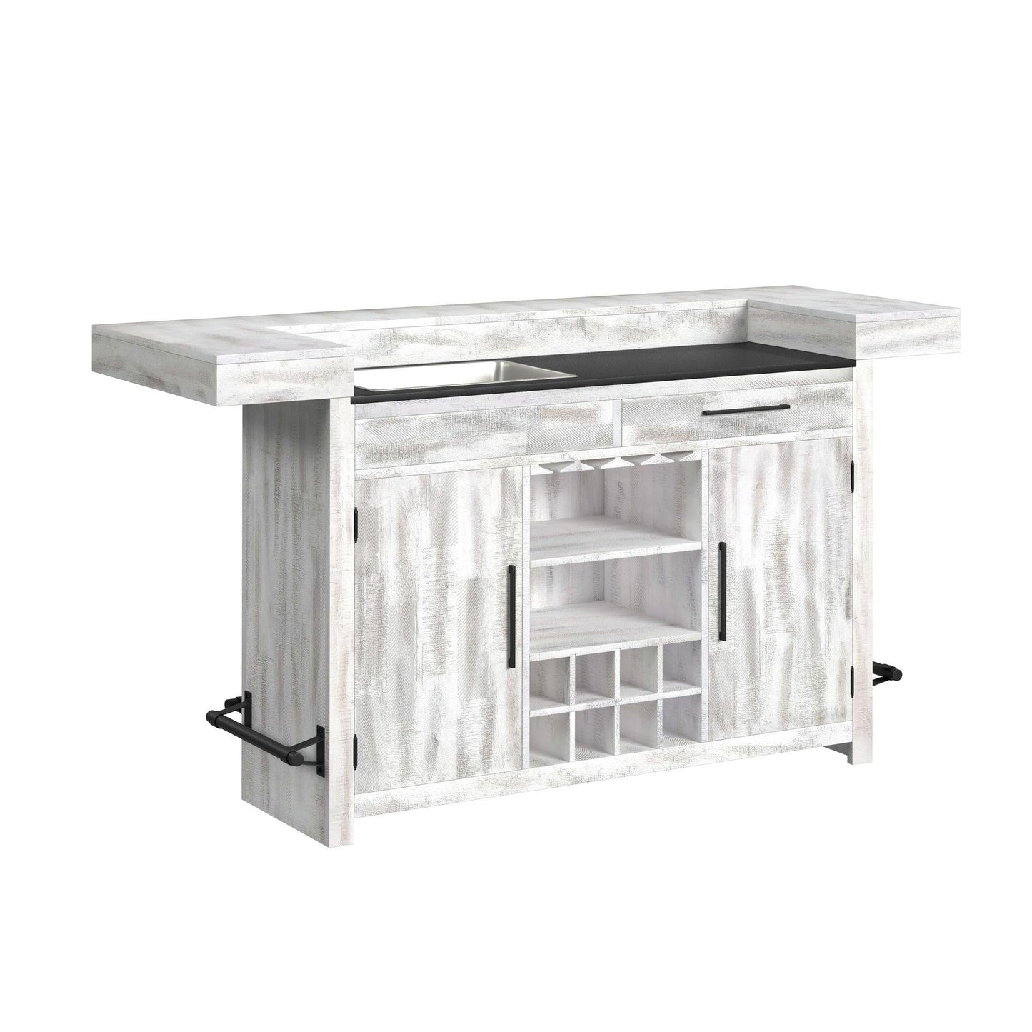 Elements International Rogen Rustic DA - 12850 - 7 - BT Bar Table - American Furniture of Slidell