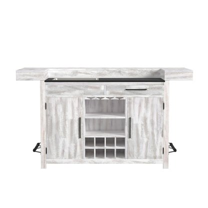 Elements International Rogen Rustic DA - 12850 - 7 - BT Bar Table - American Furniture of Slidell