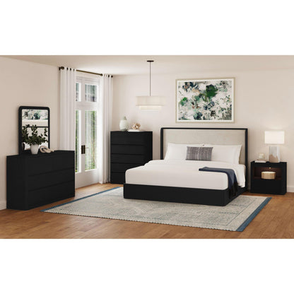 Elements International Rosalie B - 16860 - 8 - QB Queen Upholstered Bed - American Furniture of Slidell