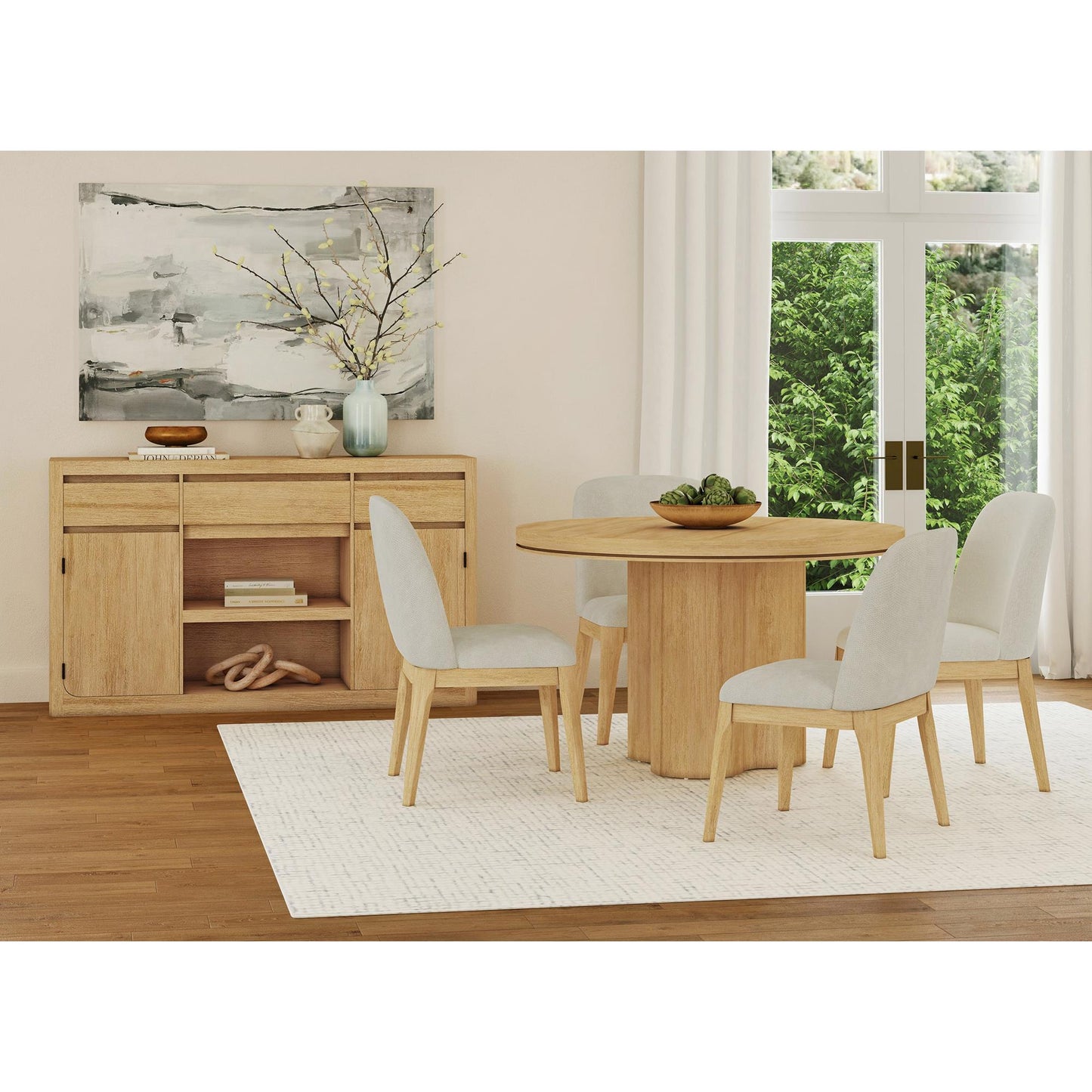 Elements International Rosalie D - 16860 - 6 - RDT Round Dining Table - American Furniture of Slidell