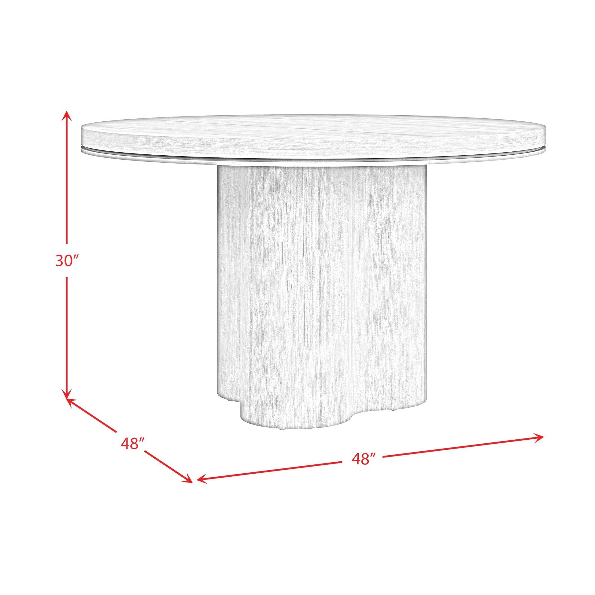Elements International Rosalie D - 16860 - 6 - RDT Round Dining Table - American Furniture of Slidell