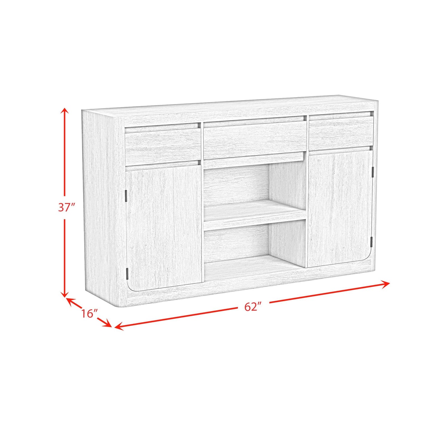 Elements International Rosalie D - 16860 - 6 - SV Server - American Furniture of Slidell