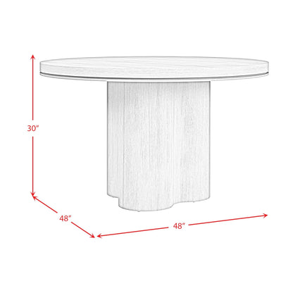 Elements International Rosalie D - 16860 - 8 - RDT Round Dining Table - American Furniture of Slidell