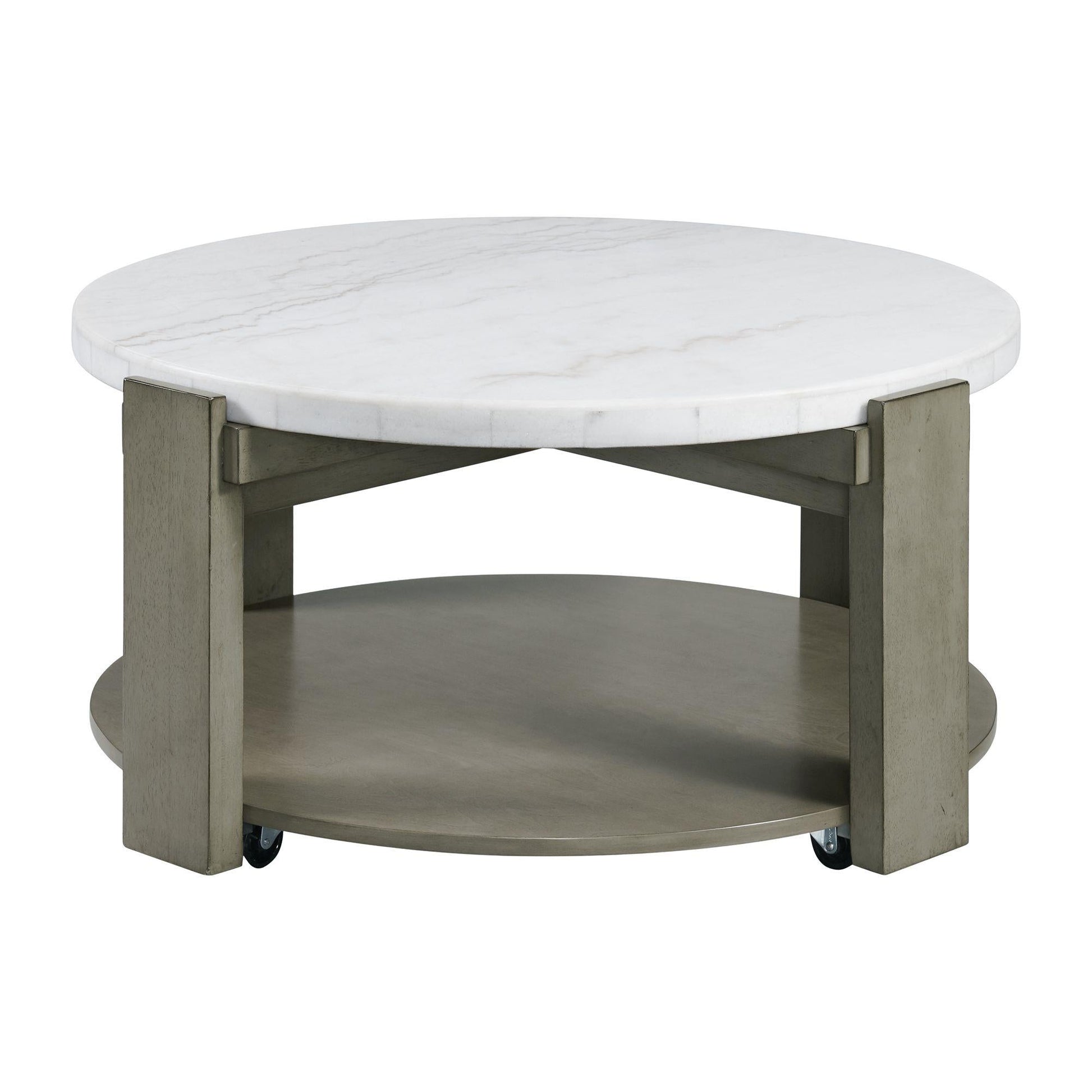 Elements International Rosamel T.17820.CT Round Coffee Table - American Furniture of Slidell