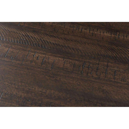 Elements International Round Stone Dining Table with Pedestal Base DST180DT - American Furniture of Slidell