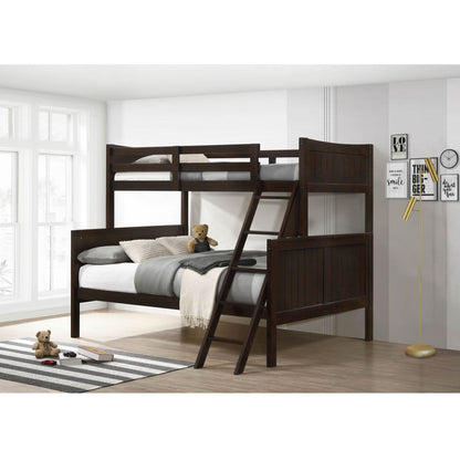 Elements International Sami Twin Over Full Bunk Espresso - American Furniture of Slidell