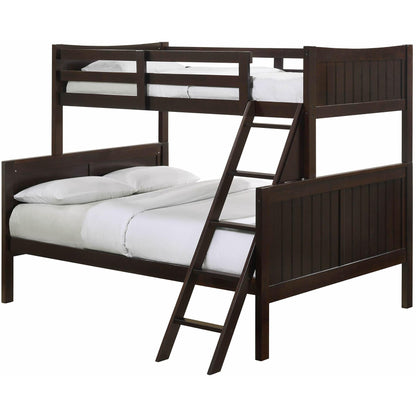 Elements International Sami Twin Over Full Bunk Espresso - American Furniture of Slidell
