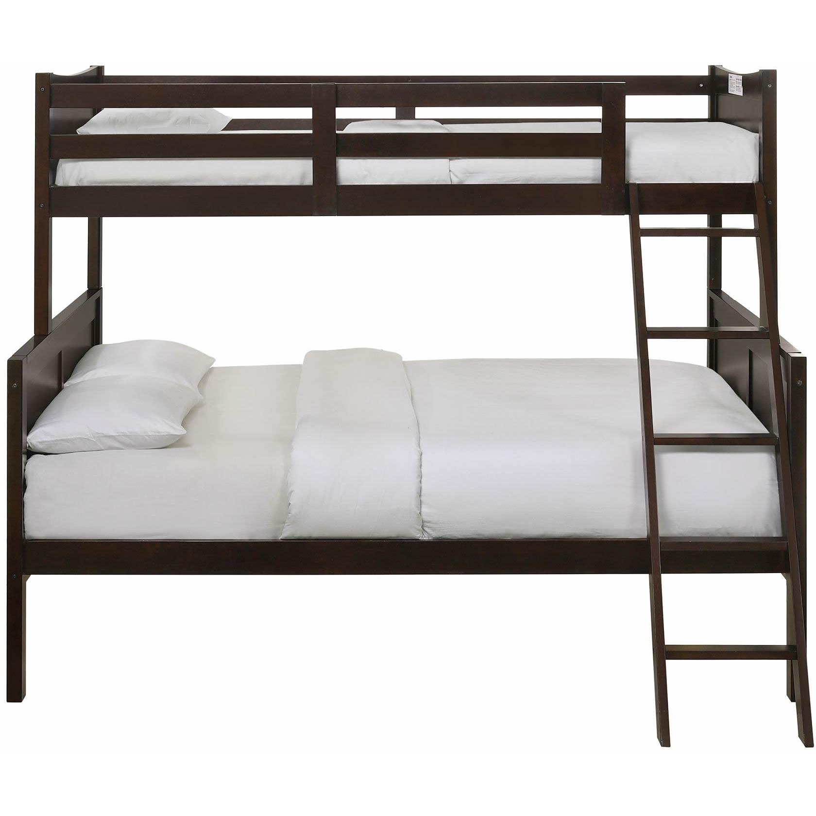 Elements International Sami Twin Over Full Bunk Espresso - American Furniture of Slidell