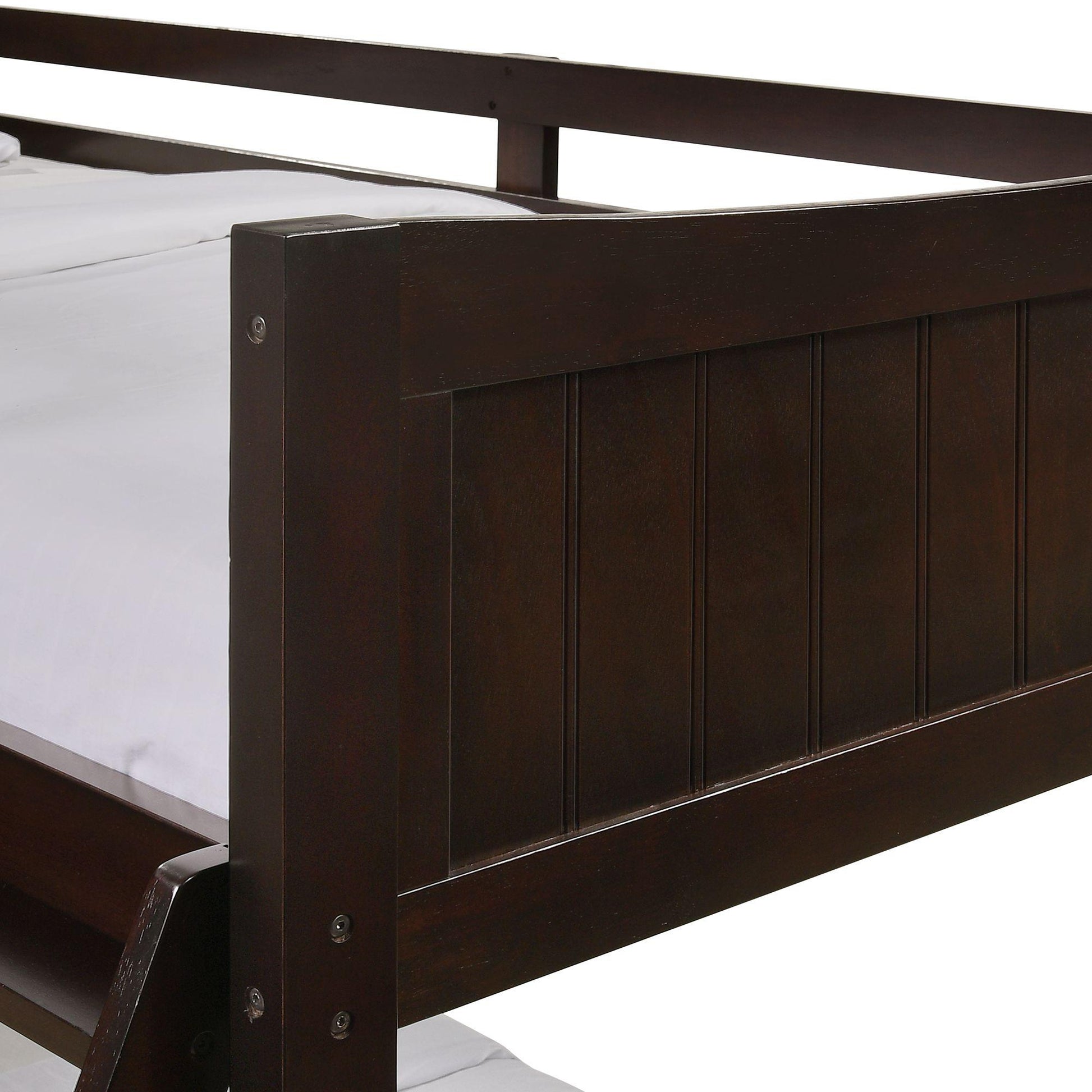 Elements International Sami Twin Over Full Bunk Espresso - American Furniture of Slidell