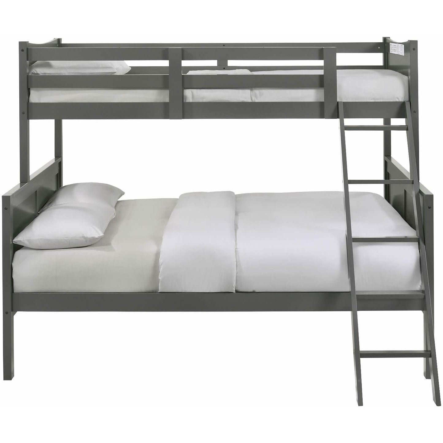 Elements International Sami Twin Over Full Bunk Grey - American Furniture of Slidell