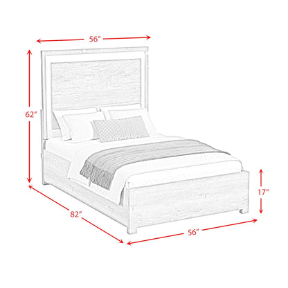Elements International San Matteo B - 16010 - 7 - FBL Full Bed - American Furniture of Slidell