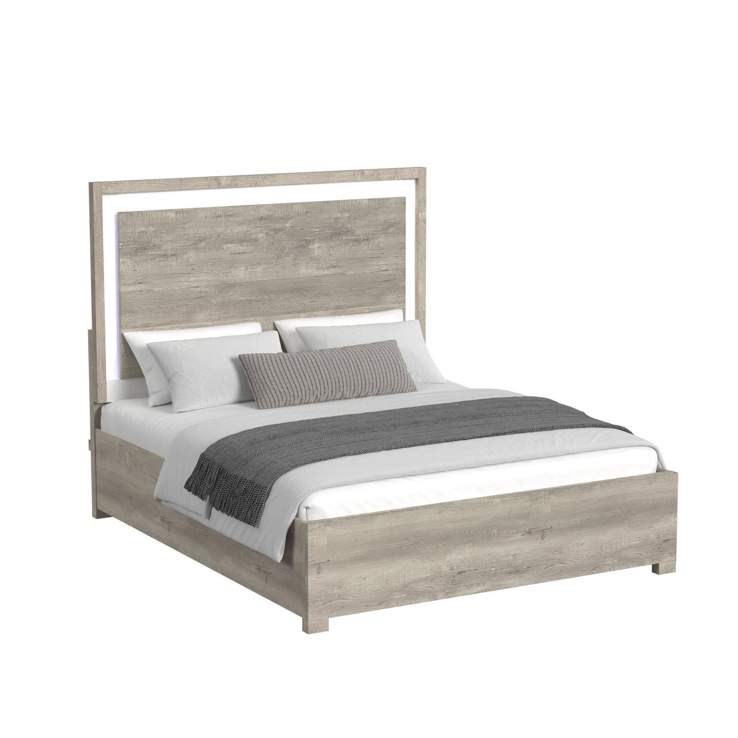 Elements International San Matteo B - 16010 - 7 - KBL King Bed - American Furniture of Slidell