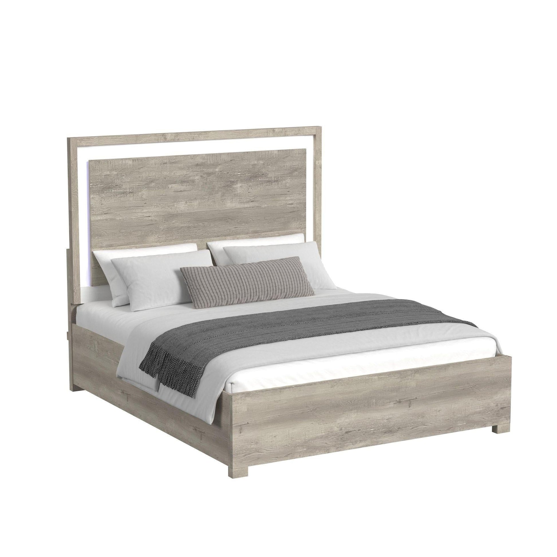 Elements International San Matteo B - 16010 - 7 - KBL King Bed - American Furniture of Slidell