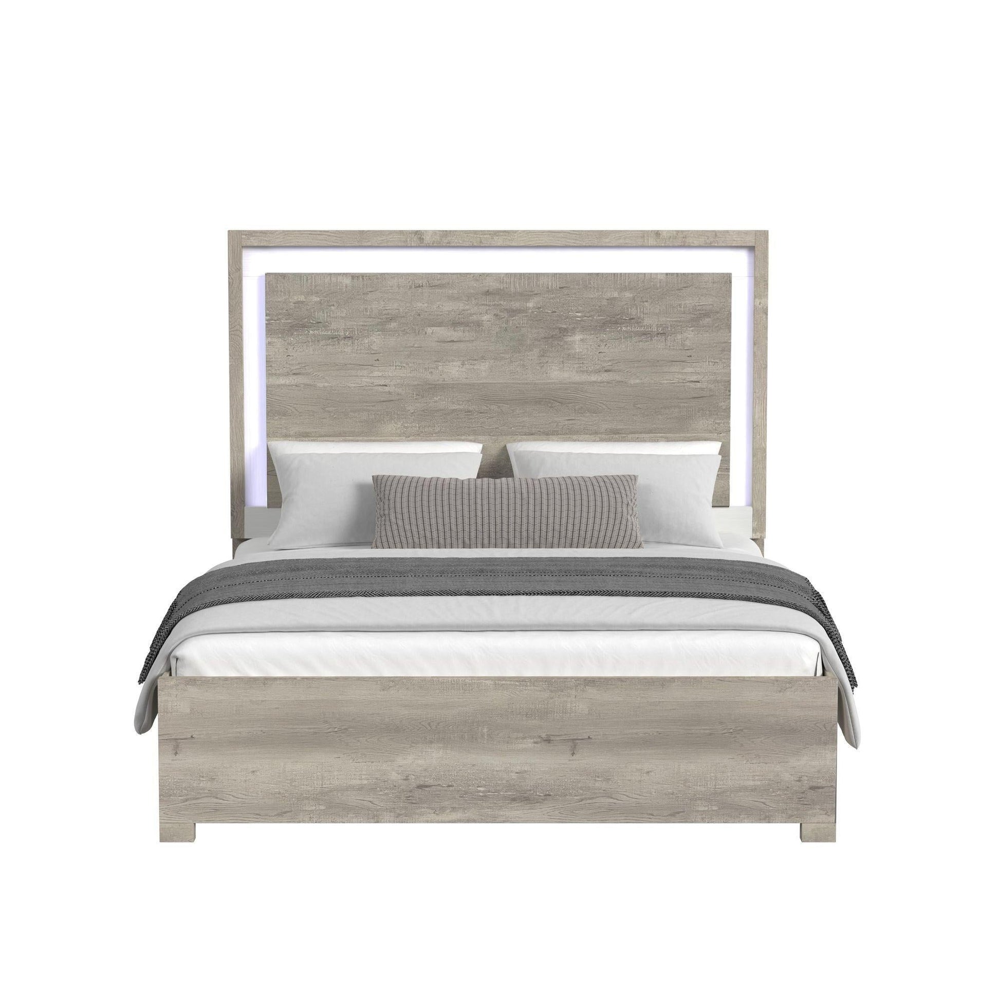 Elements International San Matteo B - 16010 - 7 - KBL King Bed - American Furniture of Slidell