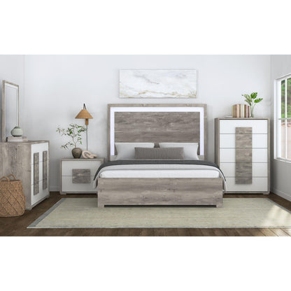 Elements International San Matteo B - 16010 - 7 - KBL King Bed - American Furniture of Slidell