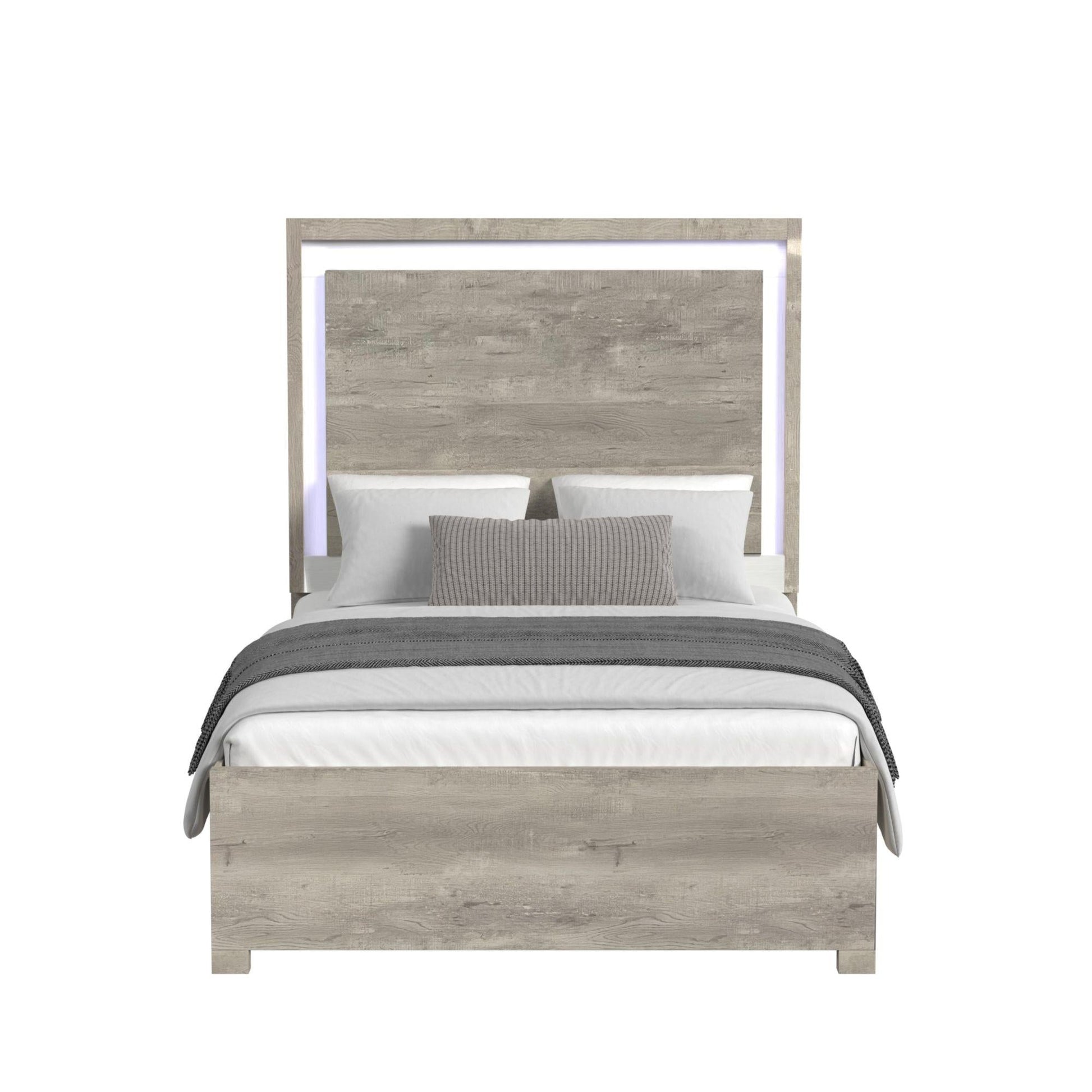 Elements International San Matteo B - 16010 - 7 - QBL Queen Bed - American Furniture of Slidell