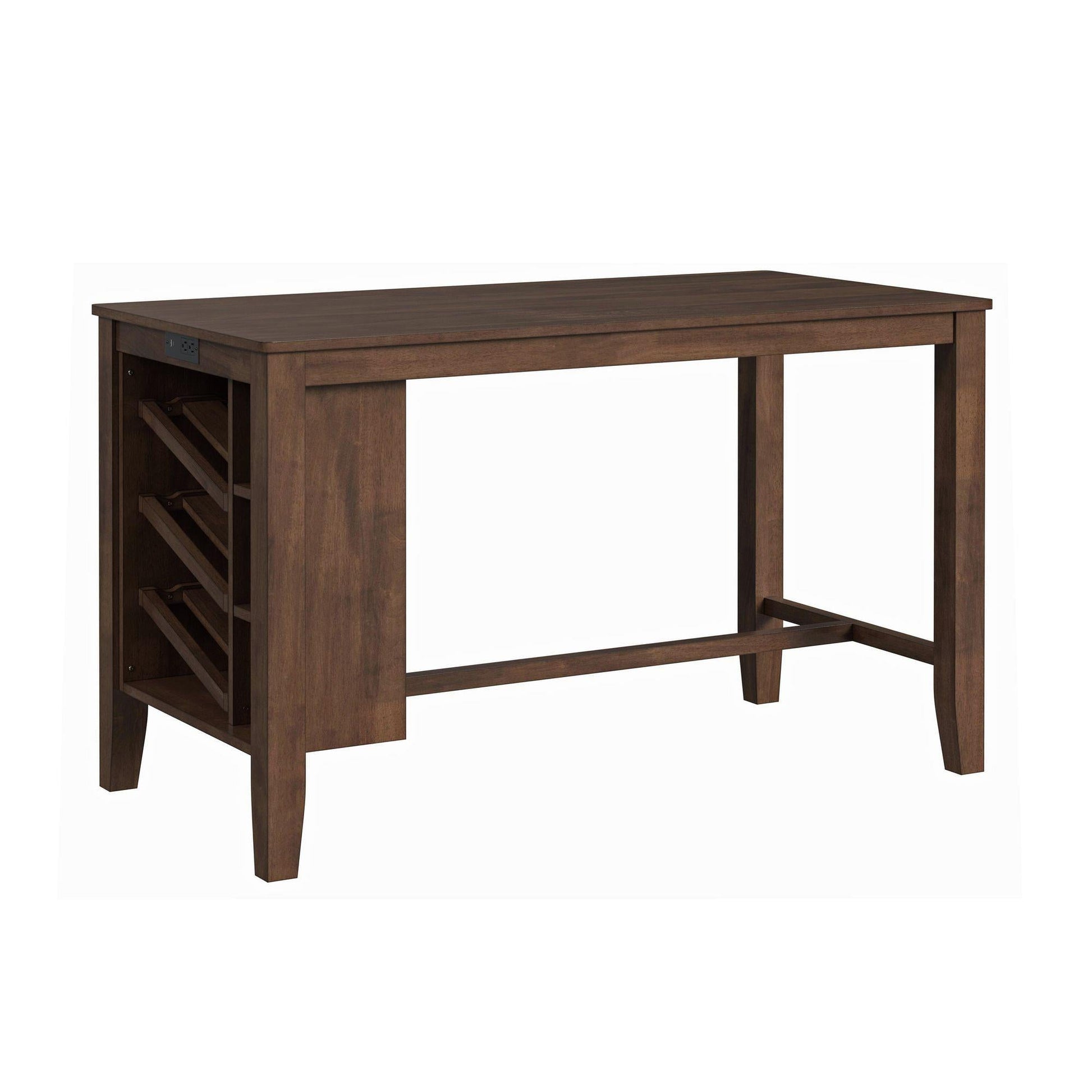 Elements International Santa Barbara D - 16550 - 5 - KI Kitchen Island & 2 Counter Stools - American Furniture of Slidell