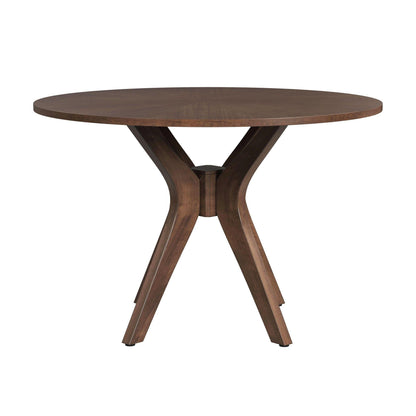 Elements International Santa Barbara D - 16550 - 5 - RDT Round Dining Table - American Furniture of Slidell