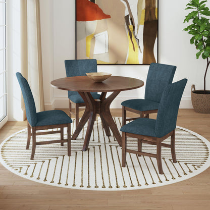 Elements International Santa Barbara D - 16550 - 5 - RDT Round Dining Table - American Furniture of Slidell